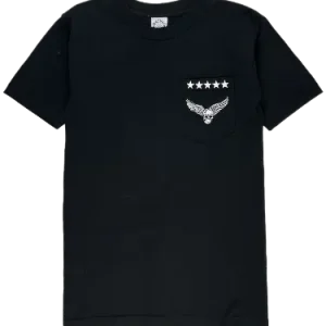 2007 Chrome Hearts Joe Foti Hand Horseman Skull Tee Black