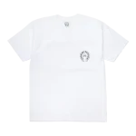 2007 Chrome Hearts Scroll Logo White Tee