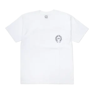 2007 Chrome Hearts Scroll Logo White Tee
