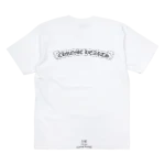 2007 Chrome Hearts Scroll Logo White Tee