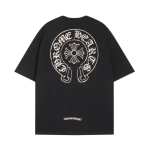 33 Chrome Hearts Logo Black T-Shirt