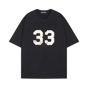 33 Chrome Hearts Logo Black T-Shirt