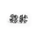 CH Plus Stud Earrings With Diamonds