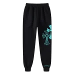 Blue Triple Cross Chrome Hearts Sweatpants