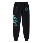 Blue Triple Cross Chrome Hearts Sweatpants