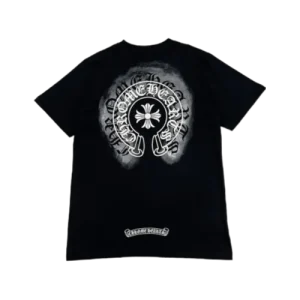 3D Chrome Hearts Horseshoe Logo T-Shirt