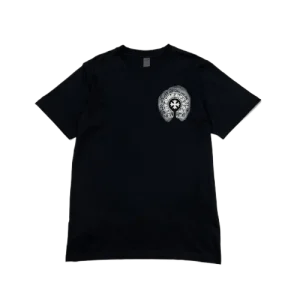3D Chrome Hearts Horseshoe Logo T-Shirt