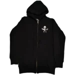 Chrome Hearts Circle Logo Zip Up Foti Skeleton Hoodie