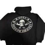 Chrome Hearts Circle Logo Zip Up Foti Skeleton Hoodie