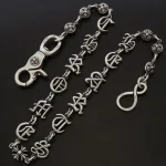 Chrome Hearts Cross Wallet Chain
