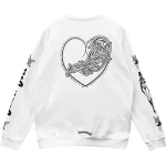 Chrome Hearts Deadly Doll Vine Heart Logo Sweatshirt