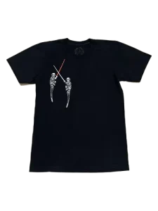 Chrome Hearts Foti Horseshoe Skeleton Black Logo Tee