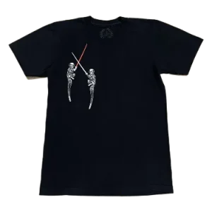 Chrome Hearts Foti Horseshoe Skeleton Black Logo Tee