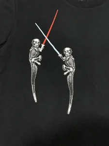 Chrome Hearts Foti Horseshoe Skeleton Black Logo Tee