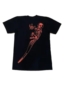 Chrome Hearts Foti Horseshoe Skeleton Black Logo Tee