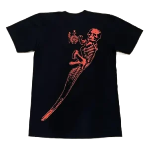 Chrome Hearts Foti Horseshoe Skeleton Black Logo Tee