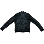 Chrome Hearts Leather Bomber Black Jacket