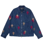 Chrome Hearts Mixed Cross Patch Street Meat Blue Work Jacket