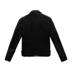 Chrome Hearts Quilted Black Leather Jacket