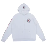 Chrome Hearts Rolling Stones White Hoodie