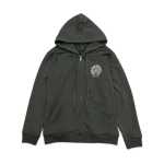 Chrome Hearts Zip Up Tokyo Grey Hoodie