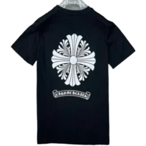 Black Chrome Hearts Cross T Shirt
