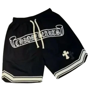 Black Chrome Hearts Casual Shorts